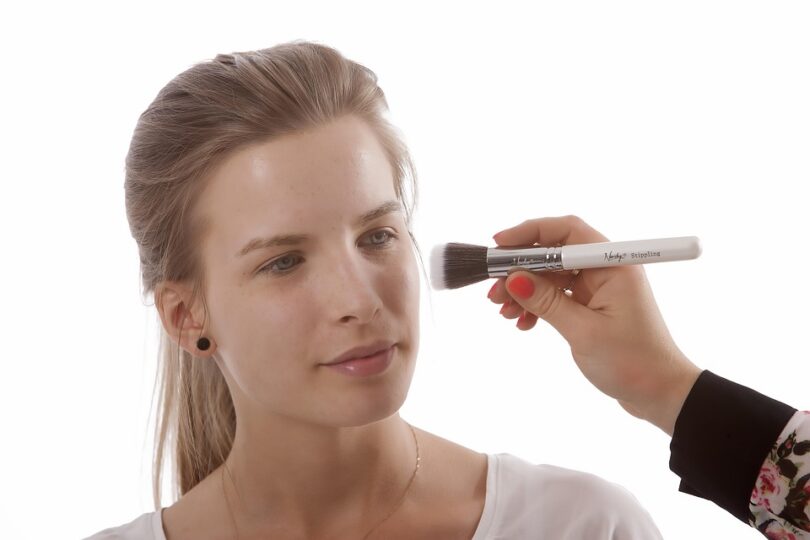 makeup routine