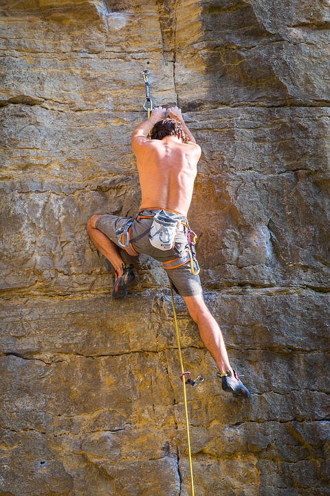 rock climbing
